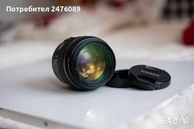 Обектив Canon EF 85mm f/1.8 USM, снимка 3 - Обективи и филтри - 48812508