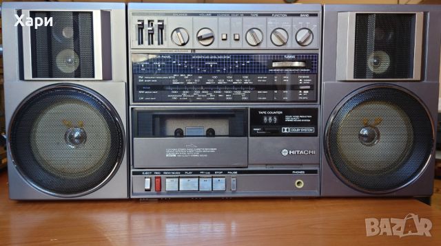 Радио касетофон /Ghettoblaster/Hitachi TRK-9100EZ, снимка 1 - Радиокасетофони, транзистори - 45991084