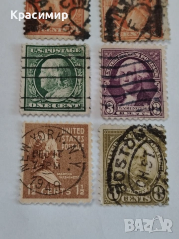 Винтидж ПОЩЕНСКИ марки САЩ , снимка 10 - Филателия - 53085434
