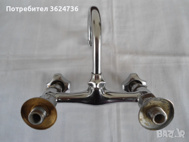 Ретро смесителна батерия за мивка, снимка 5 - Антикварни и старинни предмети - 52302421