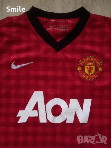 Фланелка Manchester United / Nike - оригинал, снимка 2 - Футбол - 46875722