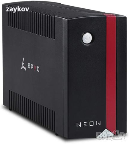 EPYC® NEON - UPS за PC и модем, Непрекъсваемо захранване за дома, Мощност 1000VA/600Watt, снимка 2 - Друга електроника - 45371867