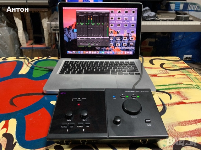 Avid M-audio Fast Track C400 USB Audio MIDI Interface Звукова Карта, снимка 13 - Други - 52656987