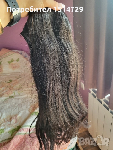треса за коса естествен косъм , снимка 2 - Аксесоари за коса - 53701825