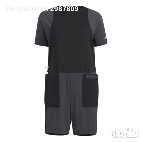 Спортен Дамски Гащеризон - Черен - сив р. С р.М р. Л р.ХЛ, снимка 9 - Гащеризони - 51803613