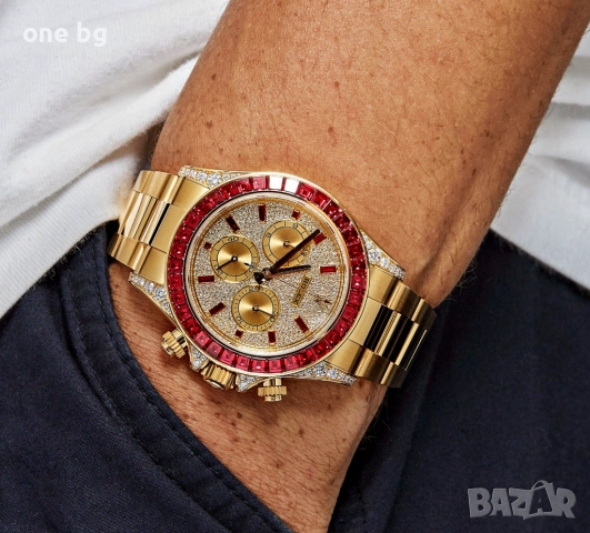 Rolex Cosmograph Daytona Diamond Red Rubin Limited Edition , снимка 14 - Луксозни - 52530724