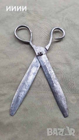 Ножица със златни набивки 1866г, снимка 3 - Антикварни и старинни предмети - 52296505