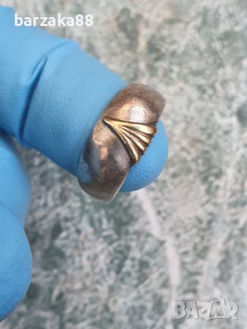 Сребърен пръстен Халка Fossil, снимка 7 - Пръстени - 45450251