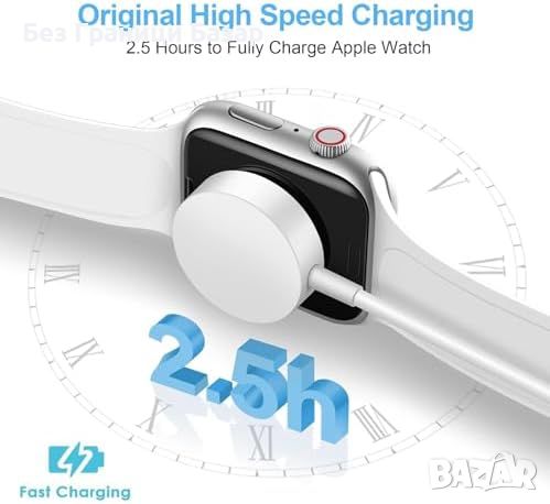 Нов Високоскоростен USB-C Магнитен Кабел за часовник Apple Watch Series 9-2, снимка 3 - Друга електроника - 46427418