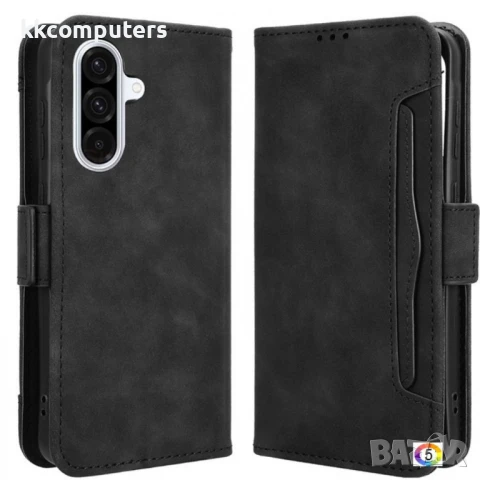 Samsung Galaxy A36 5G / A56 5G Magnetic Wallet Кожен Калъф и Протектор