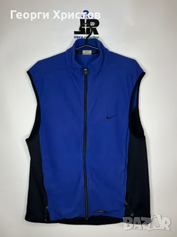 Nike Vintage Fleece Vest Therma-Fit Мъжки Елек, снимка 1 - Спортни дрехи, екипи - 48071570