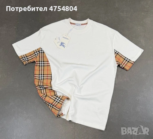 Най-високо качество мъжки тениски Burberry, снимка 8 - Тениски - 53707712