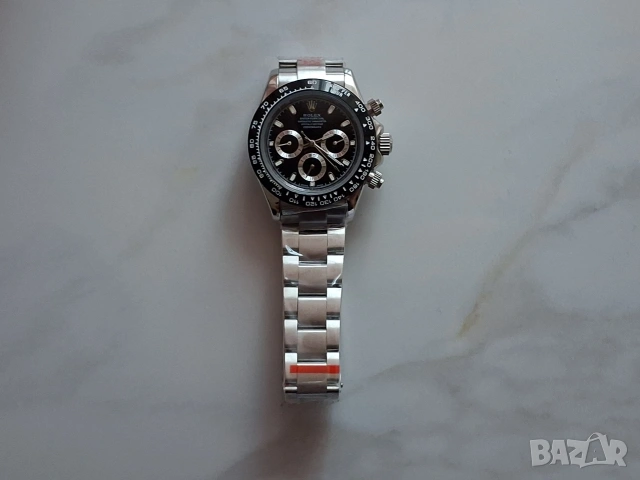 Rolex Daytona Black, снимка 2 - Мъжки - 53643356