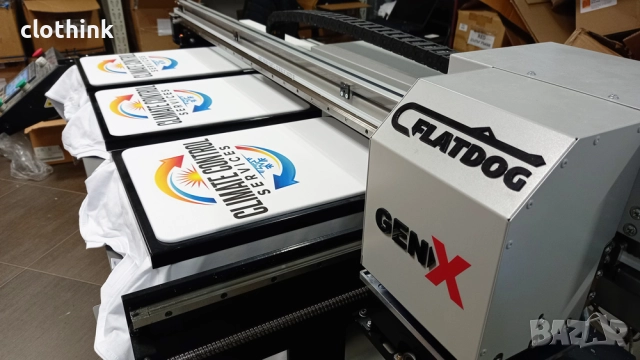 DTG принтер FlatDog GenX + претритмънт машина