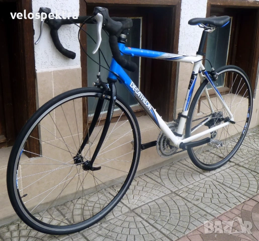 ДЕКАТЛОН Спорт ! Шосеен велосипед ! Шимано Сора 3х8 ! ТОП !, снимка 2 - Велосипеди - 54170797