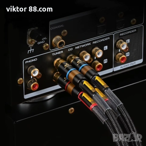 RCA Interconnect Аudio Cable - №39, снимка 4 - Други - 53725126