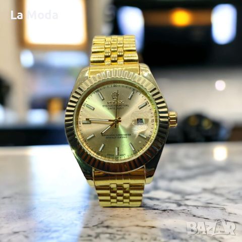 Часовник Rolex Datejust  златен, снимка 1 - Мъжки - 46198424