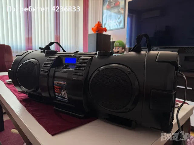 JVC Boombox RV-NB52B - Касетофон, снимка 3 - Аудиосистеми - 48529955