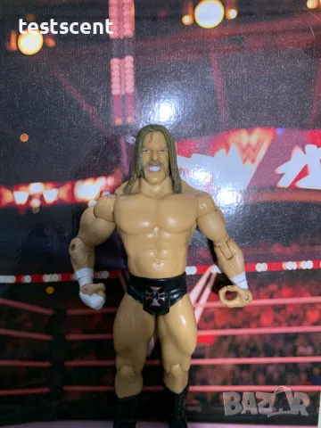 Екшън фигура WWE Triple H Трите Хикса Jakks Ring Rage Series играчка figure, снимка 12 - Колекции - 49553013