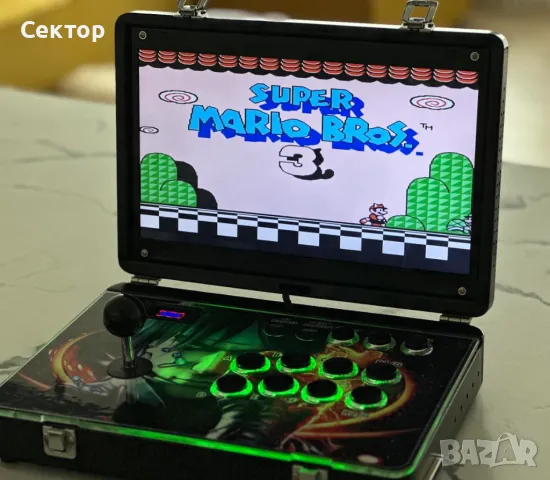 ЧИСТО НОВИ! Преносима Аркадна Ретро Конзола Pandora - 14 инча екран 28000 игри Nintendo Playstation, снимка 9 - Други игри и конзоли - 50391809