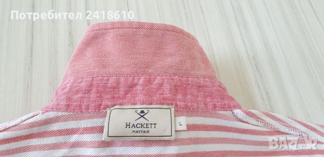 Hackett Mayfair Pique Cotton Mens Size XL НОВО! ОРИГИНАЛНА Тениска!, снимка 12 - Тениски - 45783067