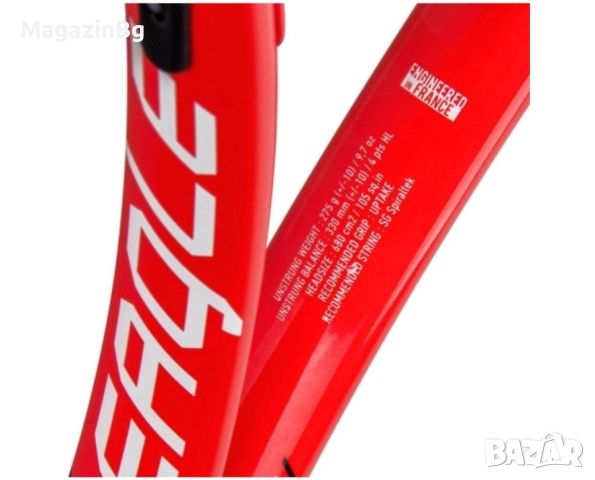 Тенис ракета BABOLAT EAGLE STRUNG, 27 инча, Грип №1 (4 1/8), снимка 5 - Тенис - 45656486