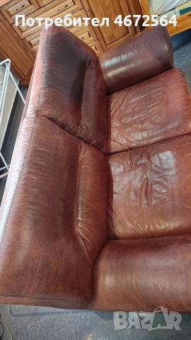 Кожени дивани тройка и двойка , снимка 2 - Дивани и мека мебел - 52974987