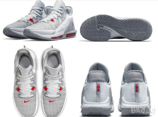 маратонки Nike LeBron Witness 6 'Pure Platinum' номер 44-44,5, снимка 3 - Маратонки - 47826581