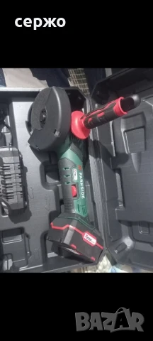 акулумулаторен ъглошлаиф парксаид, снимка 2 - Други инструменти - 50623763