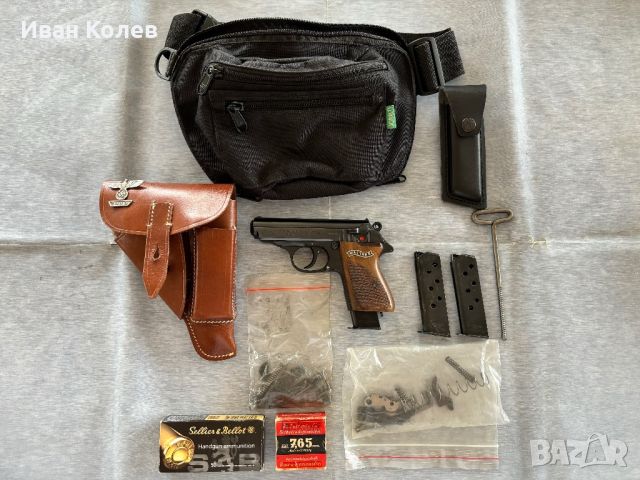 Боен пистолет Walther PPK 7.65 1941 г. FULL SET, снимка 1 - Бойно оръжие - 46395964