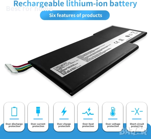 Батерия за лаптоп BTY-M6K, съвместима с MSI GS63VR GS73, снимка 3 - Батерии за лаптопи - 52706262