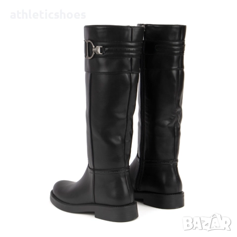 Дамски високи ботуши в  черно-ПРОМОЦИЯ, снимка 3 - Дамски ботуши - 52104055