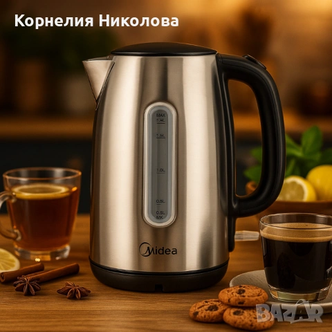 Електрическа кана Midea MK-17S30D2, снимка 4 - Други - 54183574