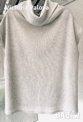 Модерна красива блуза - поло без ръкави