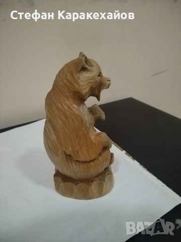 Дърворезба мечка , снимка 6 - Декорация за дома - 53613489