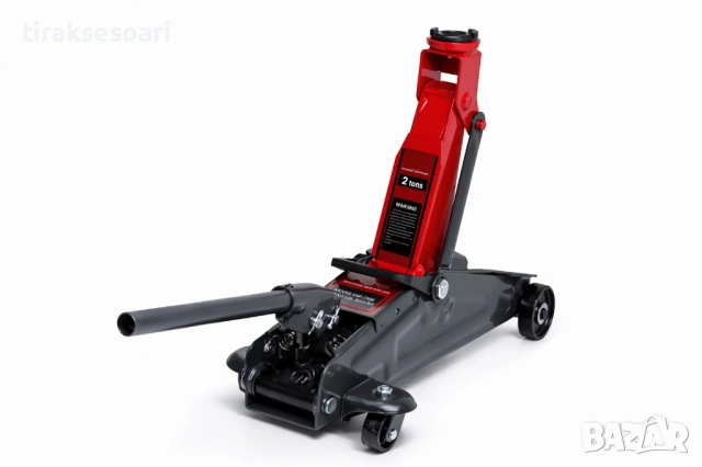 Нископрофилен хидравличен крик KraftRoyal 2T тип крокодил – 135-345 мм