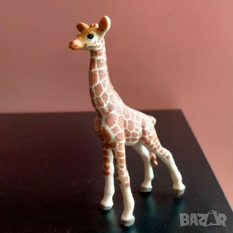 Колекционерска фигурка Schleich Жираф Baby Giraffe McDonalds Happy Meal Toy  2021, снимка 1 - Колекции - 46416593