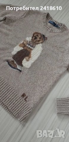 POLO Ralph Lauren Bear Cotton Womens Size S ОРИГИНАЛ! Дамски Пуловер !, снимка 8 - Блузи с дълъг ръкав и пуловери - 48253336