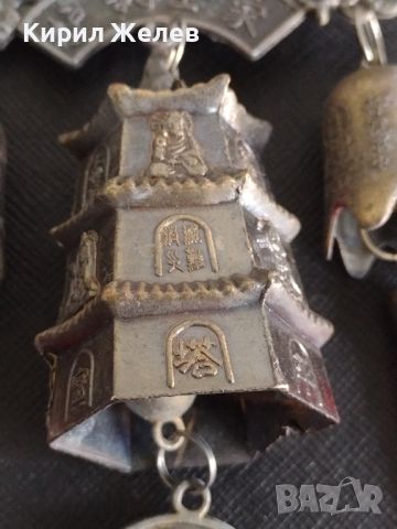 Фън Шуй амулет с камбанки,монета,дракони много красив стилен 42727, снимка 2 - Други ценни предмети - 45384486