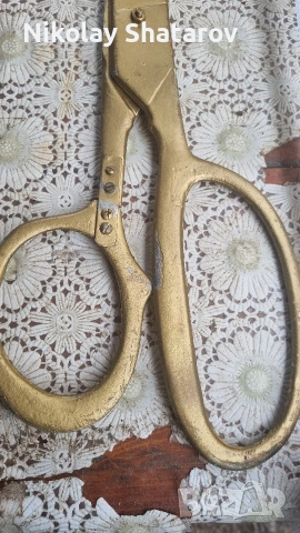 Голяма рекламна ножица , снимка 3 - Антикварни и старинни предмети - 53382106