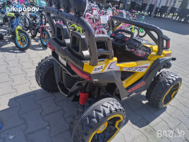 SAFARI двуместен акумулаторен джип JAKARTA 4x4 жълт, снимка 3 - Други - 53849456