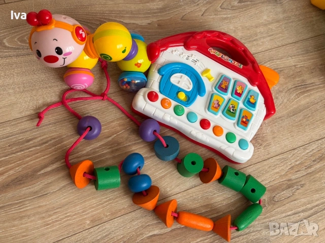 Дървени играчки hape eichhorn little dutch goki и книжки, снимка 4 - Образователни игри - 53935034