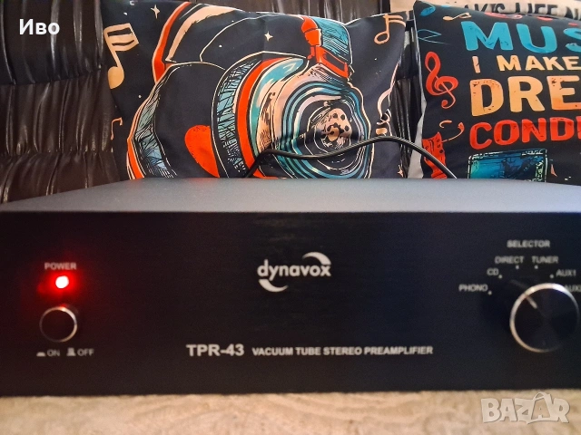DYNAVOX TPR 43 vacuum tube preamplifier, снимка 3 - Ресийвъри, усилватели, смесителни пултове - 53838805