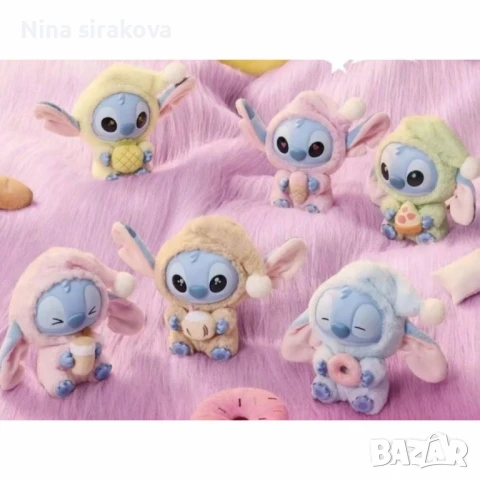Сладка изненада с Miniso Stitch в пижама – колекционерска фигурка 15 см, снимка 11 - Плюшени играчки - 51020288
