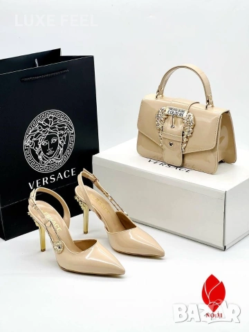 VERSACE 💎Дамски Обувки , снимка 3 - Дамски обувки на ток - 53816305