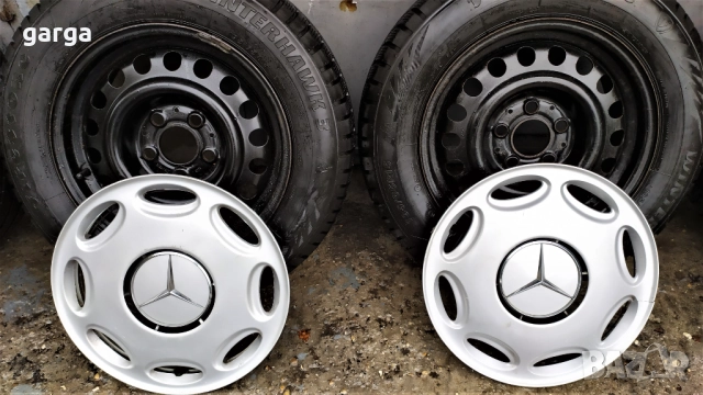 Четири таса 15 цола,оригинални за МЕРЦЕДЕС, снимка 3 - Аксесоари и консумативи - 52126106