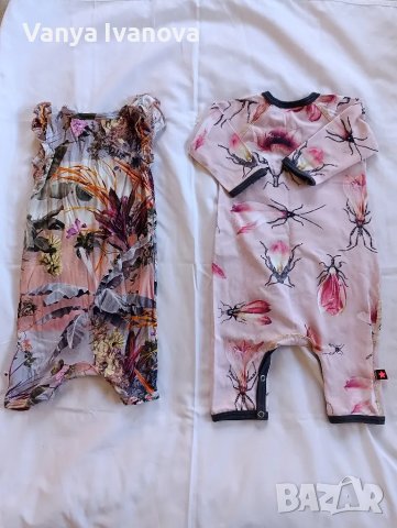 Molo 2 ромпъра  62 размер за момиченце