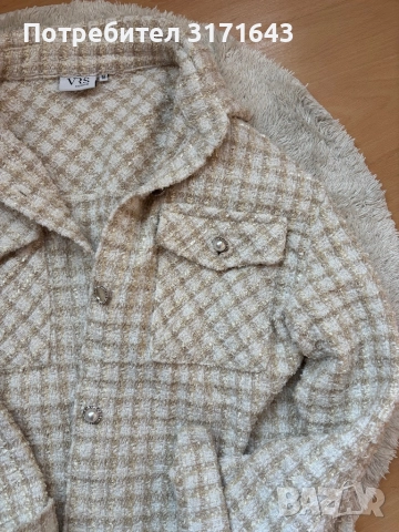 Късо стилно палто VRS, снимка 3 - Палта, манта - 52665932