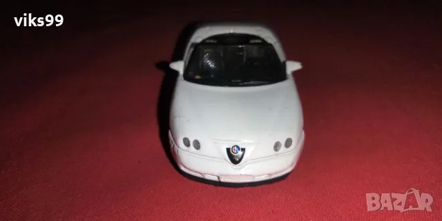 Alfa Romeo Spider Welly - Мащаб 1:64, снимка 6 - Колекции - 48138653