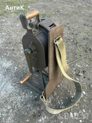 Военна Ръчна Сирена за Въздушна Тревога, снимка 13 - Антикварни и старинни предмети - 52772477